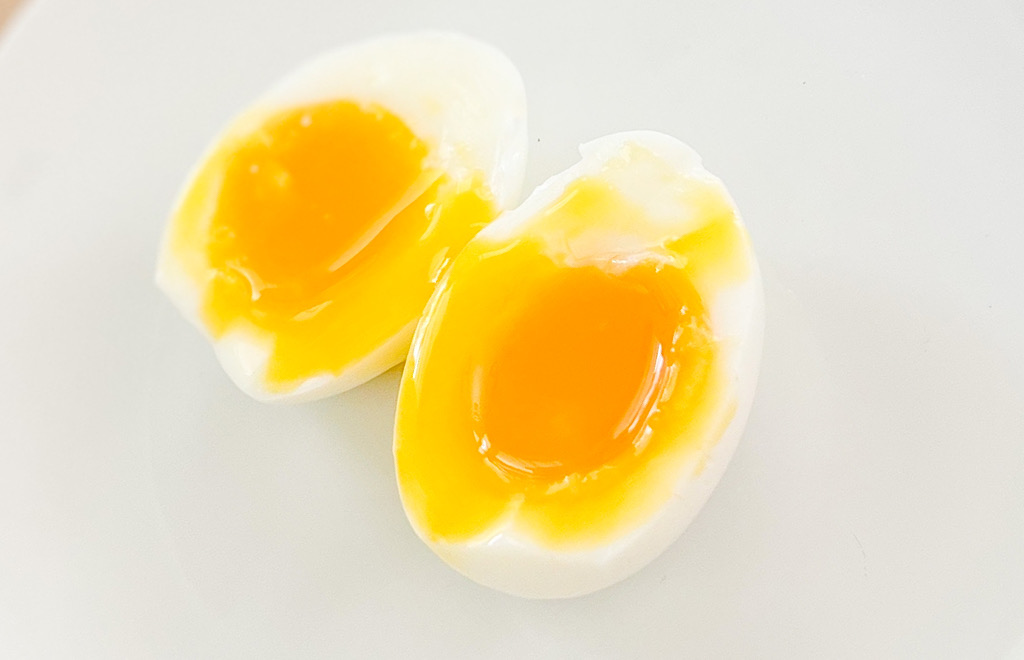 Soft-boiled eggs made in an Instant Pot