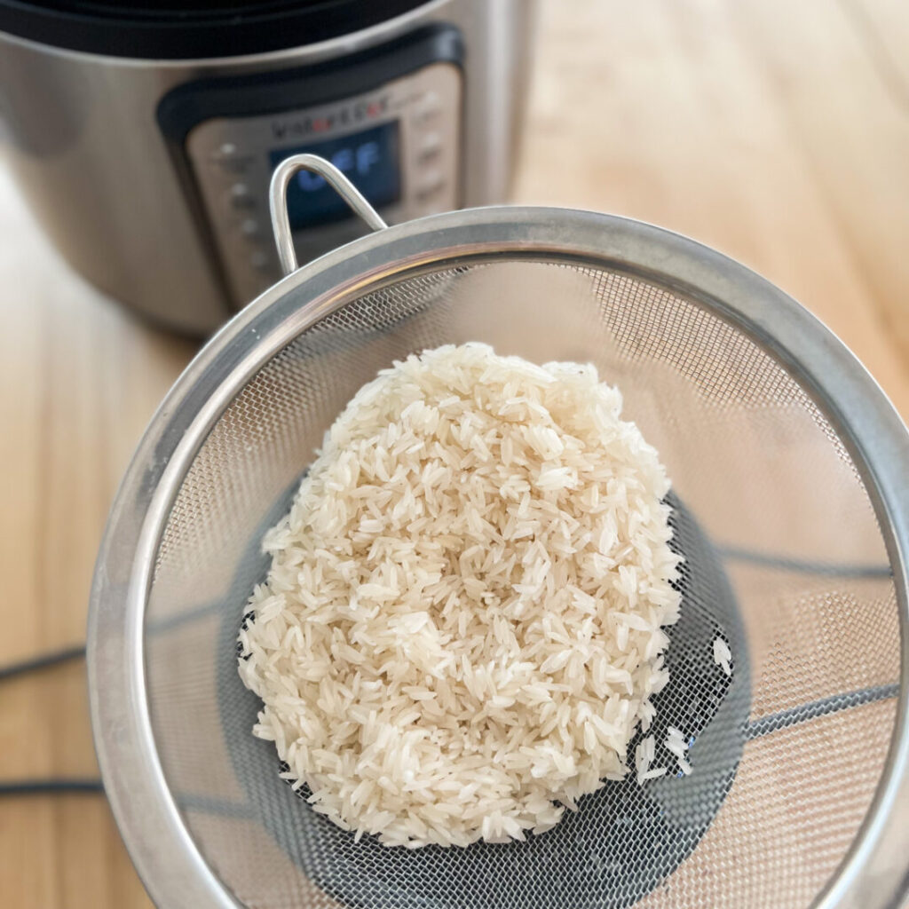 Jasmine Rice rinsed