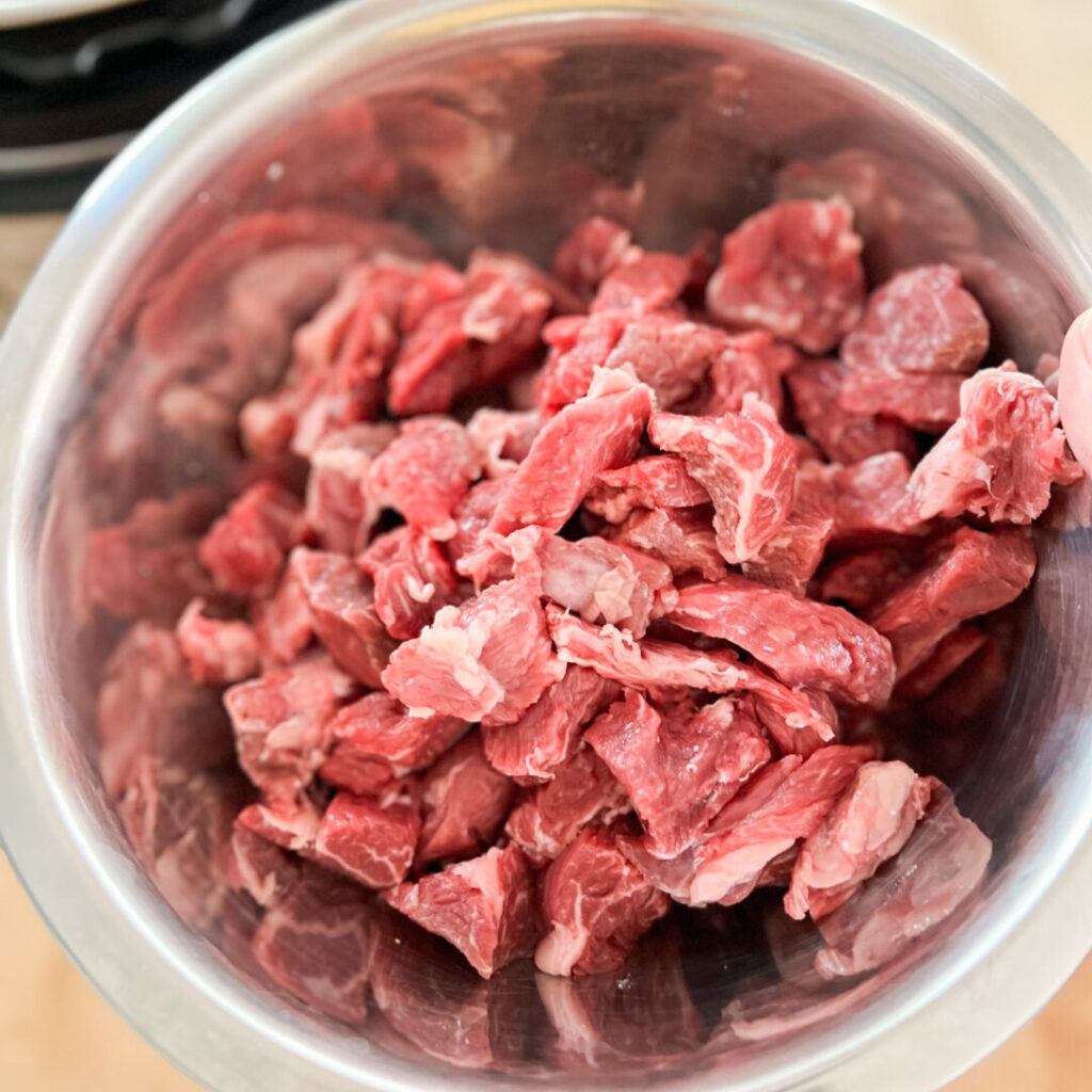 Beef over Instant Pot
