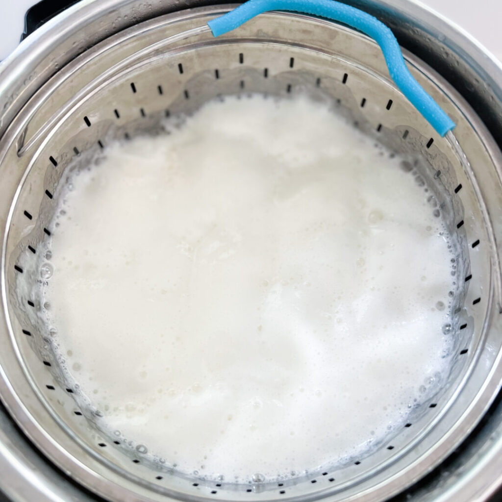 Marshmallow fluff cooked in the Instant Pot