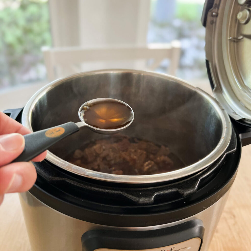 Sesame Oil over Instant Pot