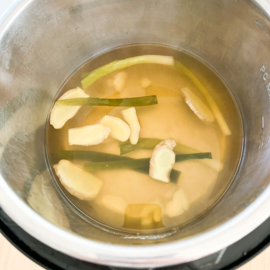Instant Pot stock after cooking.