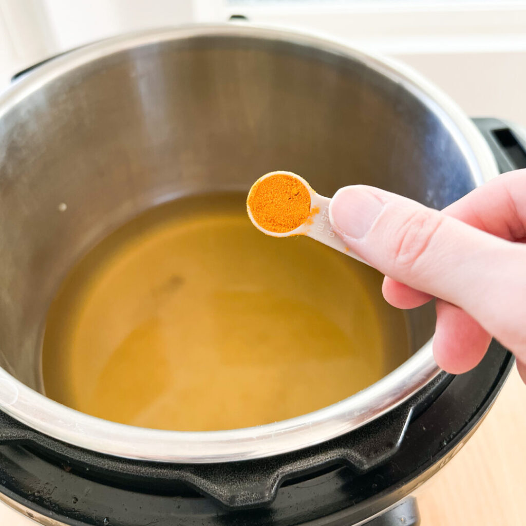 Turmeric over an Instant Pot.